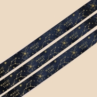 Лента атласная, подарочная упаковка, «Волшебство», 2 см х 5 м Лента атласная, подарочная упаковка, «Волшебство», 2 см х 5 м