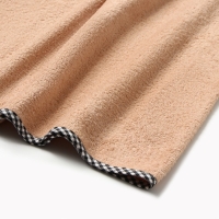 Набор для бани и ванной Этель "Бантик", цв коричневый: полотенце-парео 75*120 см + чалма