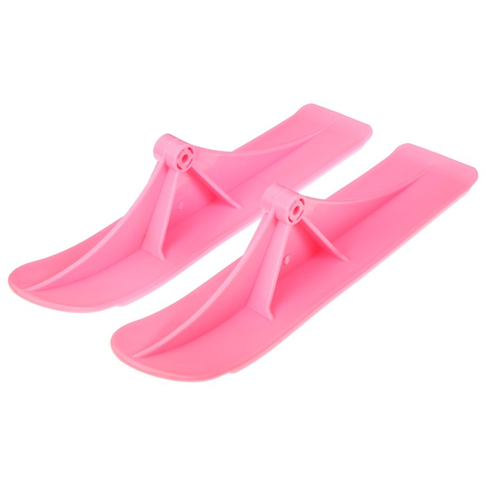 Лыжи для самокатов-снегокатов GRAFFITI, пара, цвет розовый Лыжи для самокатов-снегокатов GRAFFITI, пара, цвет розовый