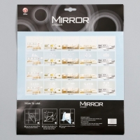 Наклейка интерьерная зеркальная "Дары природы" 38х31 см Наклейка интерьерная зеркальная "Дары природы" 38х31 см