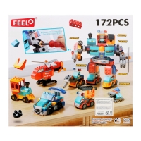 Конструктор &laquo;Робот&raquo;, 6 в 1, 172 детали