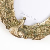 Фоторамка полистоун 10х15 см "Золотой павлин" с зелёной патиной 20,5х15,5 см Фоторамка полистоун 10х15 см "Золотой павлин" с зелёной патиной 20,5х15,5 см