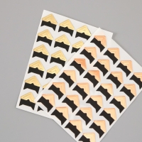 Набор уголков с кармашком для фотографий 24 уголка "Стиль" золото 12,5х9 см МИКС Набор уголков с кармашком для фотографий 24 уголка "Стиль" золото 12,5х9 см МИКС