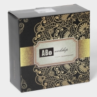 Салфетница &laquo;Цветы&raquo;, 15&times;15&times;8,5 см, цвет серебряный