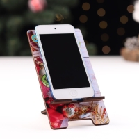 Подставка под телефон "Счастья в дом!" символ года, свечи Подставка под телефон "Счастья в дом!" символ года, свечи