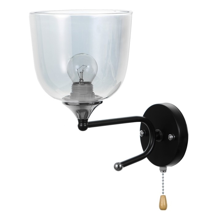 Бра Бра "Хаям" E27 40Вт черный 15х25х24 см