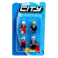 Фигурки для конструктора &laquo;Город&raquo;, 4 шт.