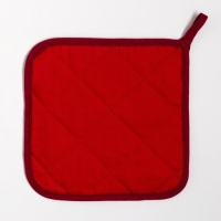 Кухонный набор Этель "Bakery house": варежка-прихватка 20х28 см, прихватка 19х19 см, 100% хлопок