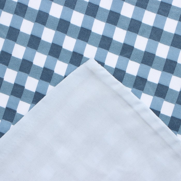 Постельное бельё Этель 2 сп Blue cage 180х215 см, 200х225 см, 50х70&plusmn; 3 см-2 шт, новосатин