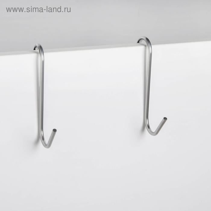 Полка навесная для душевой кабины 2-х ярусная Полка навесная для душевой кабины 2-х ярусная "Лагуна", цвет хром