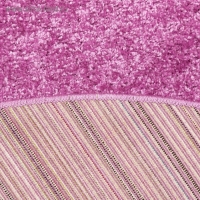 Ковёр Фризе &laquo;Шегги&raquo;, цвет сиреневый, овал 160х230 см