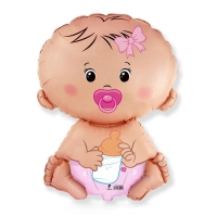 Шар фольгированный 26" «Малыш», девочка Шар фольгированный 26" «Малыш», девочка