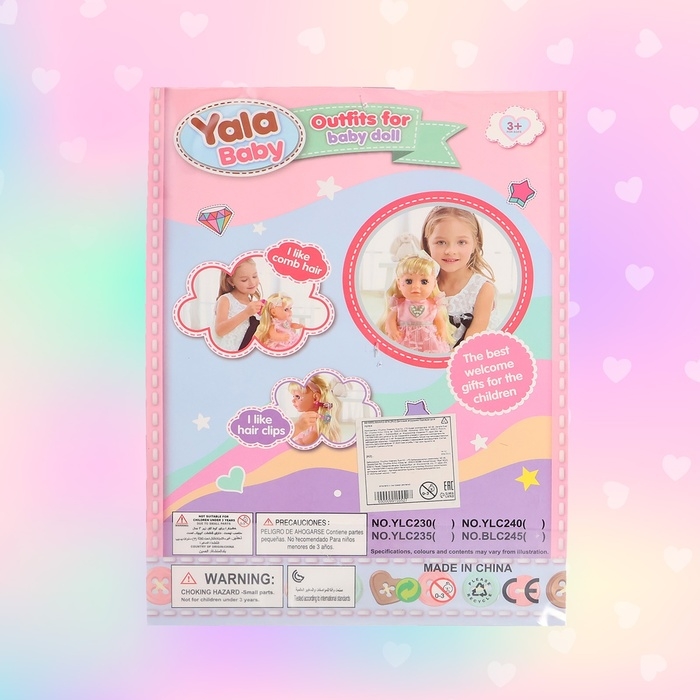 Одежда для пупса &laquo;Барашки&raquo;, штаны, кофточка, шапочка