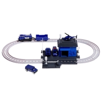 Железная дорога &laquo;Полицейский участок&raquo;, работает от батареек