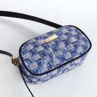 Сумка женская на молнии, цвет синий Сумка женская на молнии, цвет синий