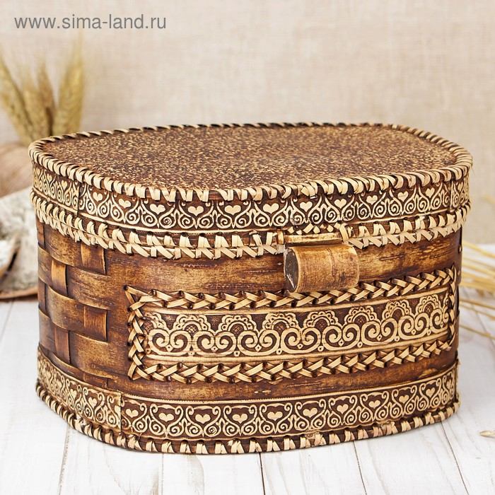 Батонница &laquo;Узор&raquo;, на шарнирах, 25х19х16 см