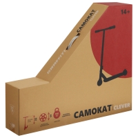 Самокат трюковой GRAFFITI Clever 24, колёса PU 100 мм, резьбовая компрессия, ABEC 9 Chrom, цвет чёрный