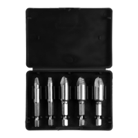 Набор экстракторов ТУНДРА, 5 шт., левая резьба, шестигранный хвостовик Набор экстракторов ТУНДРА, 5 шт., левая резьба, шестигранный хвостовик