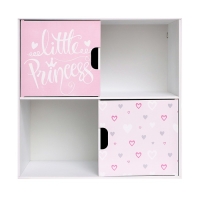 Стеллаж с дверцами Little Princess, 60 × 60 см, цвет белый Стеллаж с дверцами Little Princess, 60 × 60 см, цвет белый