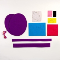 Набор для создания сумки из фетра с перфорацией «Волшебный единорог» Набор для создания сумки из фетра с перфорацией «Волшебный единорог»