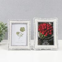 Фоторамка пластик под металл 13х18 см "Розы" серебро и перламутр 22х17,5х1 см Фоторамка пластик под металл 13х18 см "Розы" серебро и перламутр 22х17,5х1 см