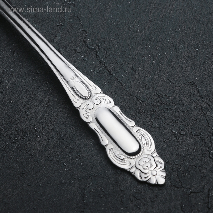 Лопатка из нержавеющей стали &laquo;Королевство&raquo;, длина 23 см, цвет серебряный