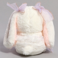 Мягкая игрушка &laquo;Зайка&raquo; с фиолетовым бантом, 20 см