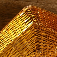 Корзинка для фруктов "Аниса" алюминий, 52х52х8 см