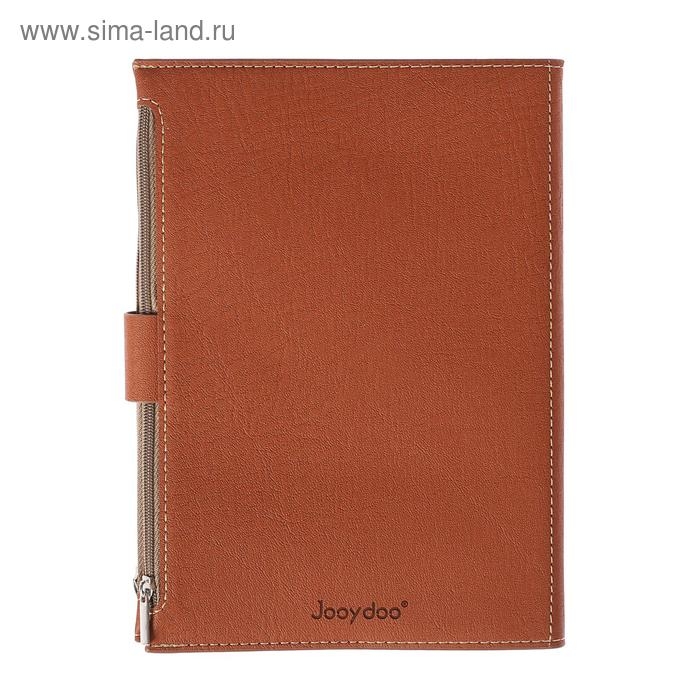 Органайзер А5, 120 листов в клетку, с хлястиком, с карманом, обложка ПВХ, МИКС