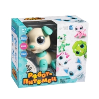 Робот собака «Питомец» IQ BOT, на пульте управления, интерактивный: звук, свет, на батарейках, голубой Робот собака «Питомец» IQ BOT, на пульте управления, интерактивный: звук, свет, на батарейках, голубой