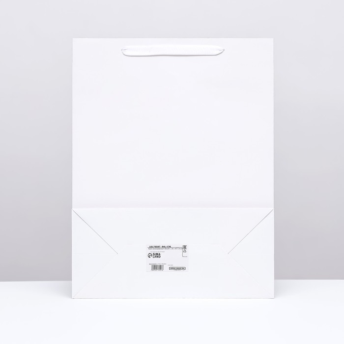 Пакет ламинированный &laquo;Белый&raquo;, L 31 &times; 40 &times; 14 см