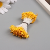 Тычинки для искусственных цветов глянец "Рисинки" светло-оранжевый набор 360 шт длина 6 см 10705 Тычинки для искусственных цветов глянец "Рисинки" светло-оранжевый набор 360 шт длина 6 см 10705