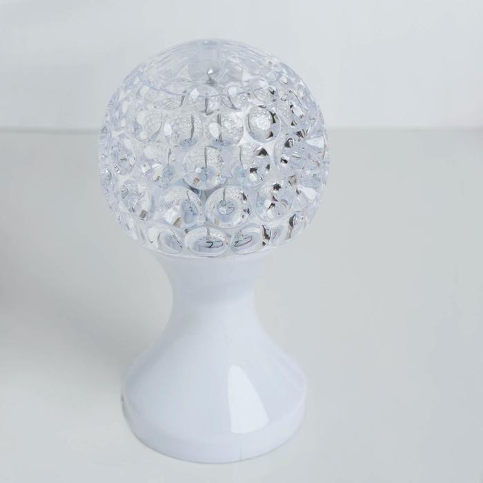 Световой прибор «Кубок» 10 см, свечение RGB, 220 В, белый Световой прибор «Кубок» 10 см, свечение RGB, 220 В, белый