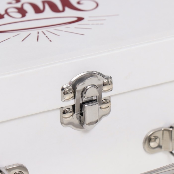 Шкатулка картон сундучок Шкатулка картон сундучок "Мама ангела" 25х10х18,5 см