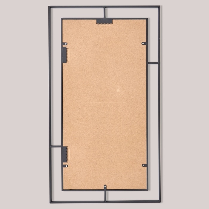 Зеркало настенное Зеркало настенное "Чёрный Рубин", в прямоугольном корпусе, 80х45 см