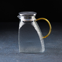 Кувшин для воды стеклянный с металлической крышкой Magistro &laquo;Сара&raquo;, 1,3 л, 16,9&times;19,5 см