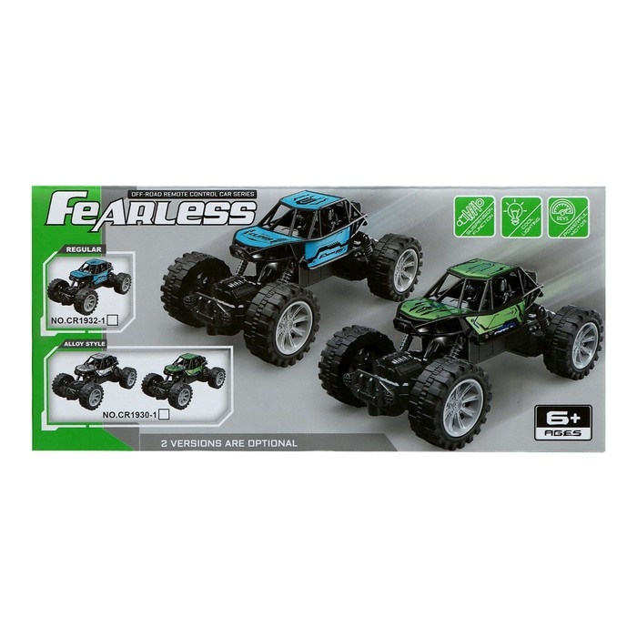 Джип &laquo;Вездеход&raquo;, радиоуправление, свет, на батарейках, синий