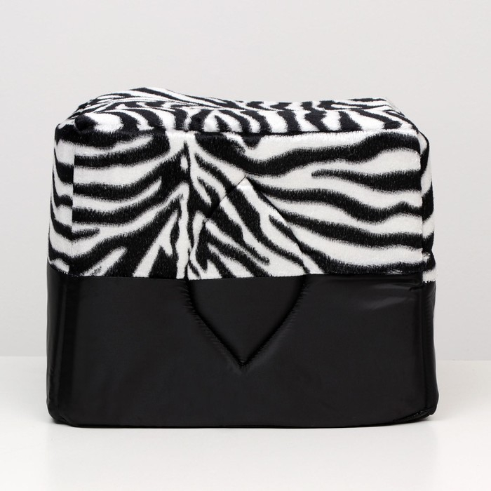 Дом-трансформер квадратный 43 х 43 х 34 см, расцветка зебра Дом-трансформер квадратный 43 х 43 х 34 см, расцветка зебра