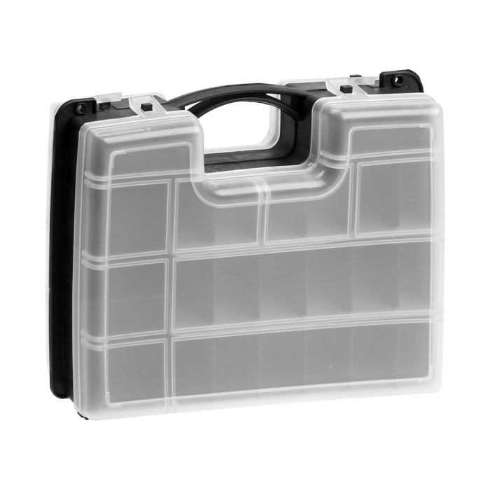 Органайзер двухсторонний ТУНДРА, 22/10 отделений, 12 Органайзер двухсторонний ТУНДРА, 22/10 отделений, 12", 295 х 220 х 76 мм