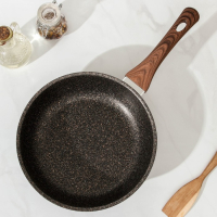 Сковорода Granit Ultra original, d=24 см, пластиковая ручка, антипригарное покрытие, цвет коричневый Сковорода Granit Ultra original, d=24 см, пластиковая ручка, антипригарное покрытие, цвет коричневый