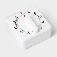 Таймер механический Доляна «Белый», 7×5 см Таймер механический Доляна «Белый», 7×5 см