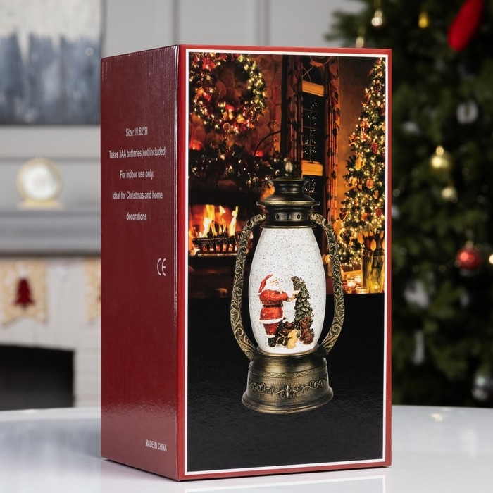 Фигура светодиодная &laquo;Дед Мороз&raquo; 26 х14 х 12 см, от бат. батарейки ААx3 (не в комплекте), USB, свечение тёплое белое