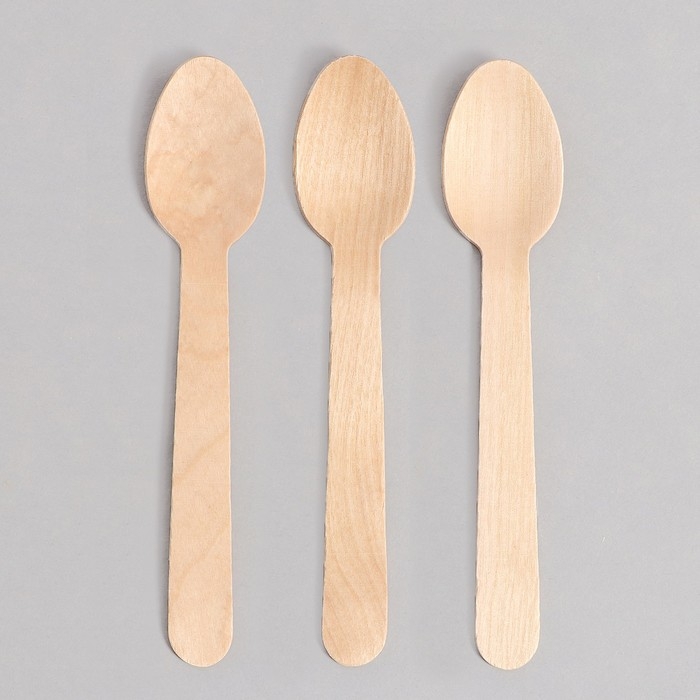 Ложки деревянные, 14 см, 12 шт Ложки деревянные, 14 см, 12 шт