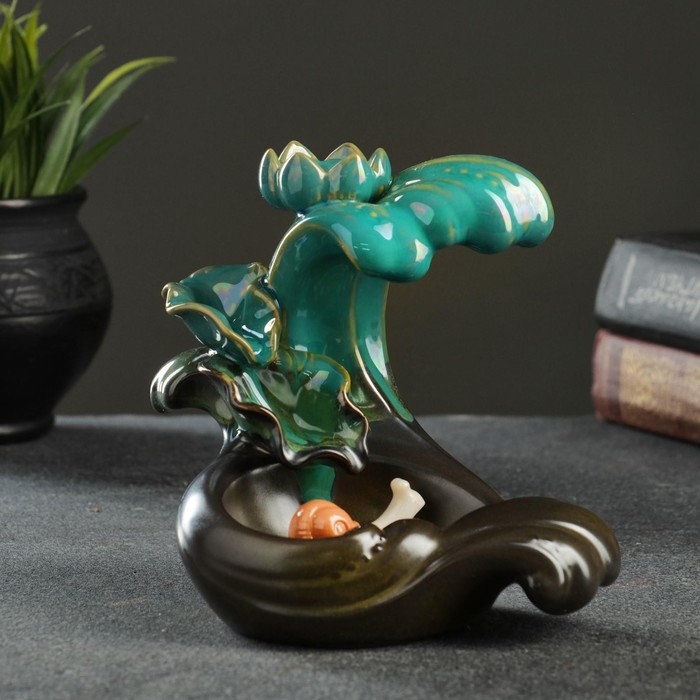 Подставка для благовоний Подставка для благовоний "Волна" 14х13х10см