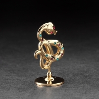 Сувенир «Змея", с кристаллами Сувенир «Змея", с кристаллами