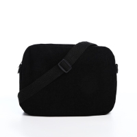 Сумка молодёжная на молнии, 1 наружный карман, цвет чёрный Сумка молодёжная на молнии, 1 наружный карман, цвет чёрный