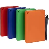 Плоская бутылка для воды Flacon, зеленая Плоская бутылка для воды Flacon, зеленая