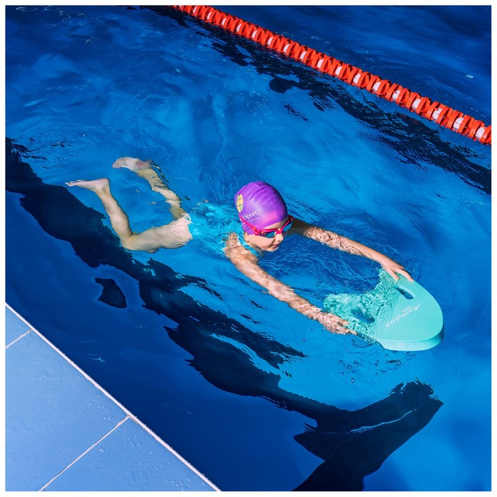 Доска для плавания ONLYTOP &laquo;Рыбка&raquo;, 39х30,5х4 см, цвета МИКС