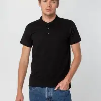 Рубашка поло мужская Virma Stretch, черная, размер XXL