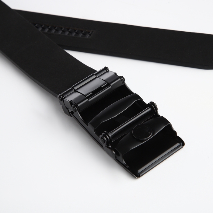 Ремень мужской «Великан», ширина 4 см, автомат, пряжка металл, цвет чёрный Ремень мужской «Великан», ширина 4 см, автомат, пряжка металл, цвет чёрный